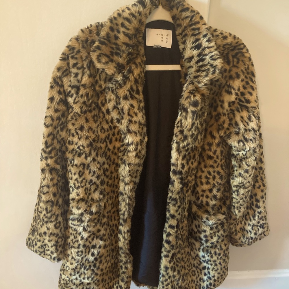 Faux fur jacket